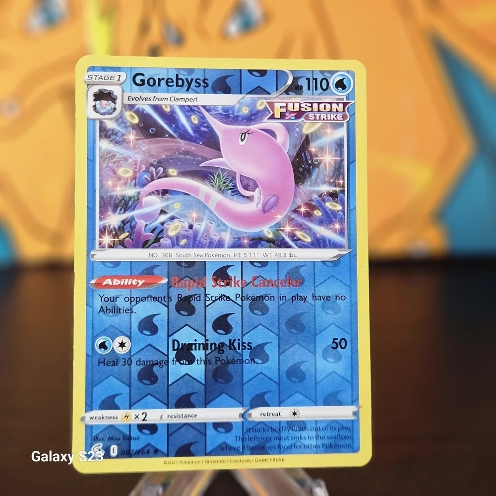 gorebyss pokemon card 032/086 Holo Rare 1st Edition 2005 NM Japanese r407 Colorless Artist Pokemon Gorebyss Like new |